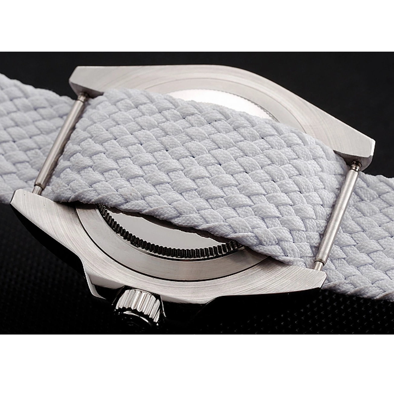 Aaa replica watch Fabric Rolex White Submariner White Bamford Dial Bracelet 1453867 0521